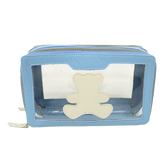 Necessaire Mini Crystal Little Bear em Couro Personalizada