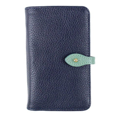 Porta Joias Mini Marinho Liso com Jade Pronta Entrega