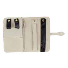 Porta Joias Mini Preto Paris com Off White Lesard Pronta Entrega