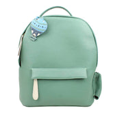 Mochila M com Porta Garrafa Tag Balão Otto em Couro Personalizada