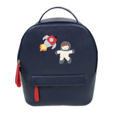 Mochila M Amsterdã Astronauta em Couro Personalizada