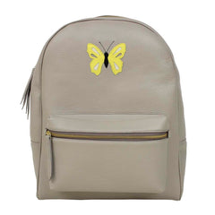 Mochila G Borboleta em Couro Personalizada