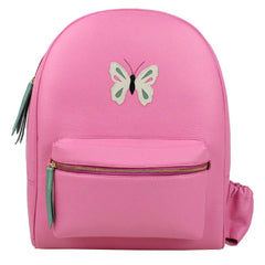 Mochila G Borboleta com Porta Garrafa em Couro Personalizada