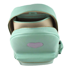 Mochila G Coração com Porta Garrafa em Couro Personalizada