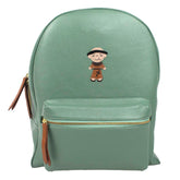 Mochila G Santo Antônio em Couro Personalizada