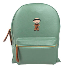 Mochila G Santo Antônio em Couro Personalizada