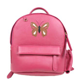 Mochila Infantil Mini Borboleta em Couro Personalizada