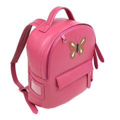 Mochila Infantil PP Borboleta em Couro Personalizada