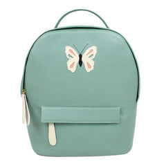 Mochila M Amsterdã Borboleta em Couro Personalizada