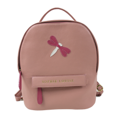 Mochila M Libélula em Couro Personalizada