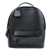 Mochila M Amsterdã Preto Liso com Preto Paris Pronta Entrega