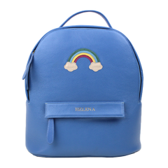 Mochila M Arco Íris em Couro Personalizada