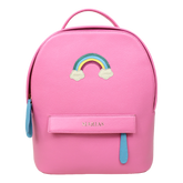 Mochila M Arco Íris em Couro Personalizada