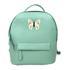 Mochila M Borboleta em Couro Personalizada