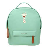 Mochila M Amsterdã Girafinha Masculino em Couro Personalizada