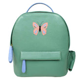 Mochila M Amsterdã com Porta Garrafa Borboleta em Couro Personalizada