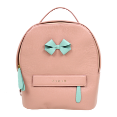 Mochila M Laço em Couro Personalizada