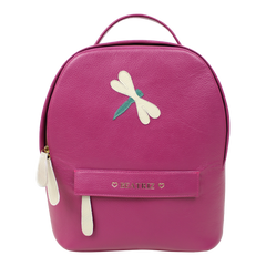 Mochila M Libélula em Couro Personalizada