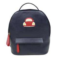 Mochila M Little Car em Couro Personalizada