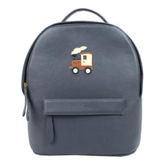 Mochila M Trenzinho em Couro Personalizada