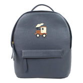 Mochila M Trenzinho em Couro Personalizada