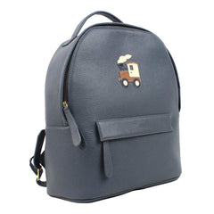 Mochila M Trenzinho em Couro Personalizada