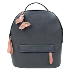 Mochila M Amsterdã Tag Borboleta em Couro Personalizada