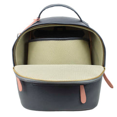 Mochila M Amsterdã Tag Borboleta em Couro Personalizada