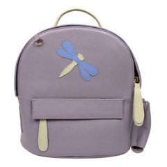 Mochila Infantil Mini Libélula em Couro Personalizada