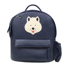 Mochila Infantil Mini Little Dog em Couro Personalizada
