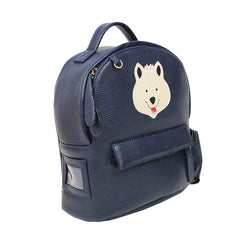 Mochila Infantil Mini Little Dog em Couro Personalizada