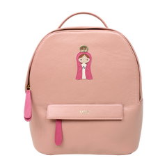 Mochila M Amsterdã Nossa Senhora em Couro Personalizada