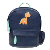 Mochila Infantil Pequena Little Dino em Couro Personalizada