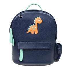 Mochila Infantil Pequena Little Dino em Couro Personalizada