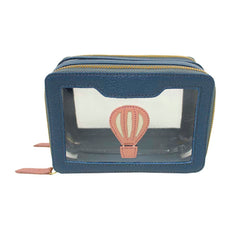 Necessaire Nano Crystal Little Ballon em Couro e Vinil Personalizada