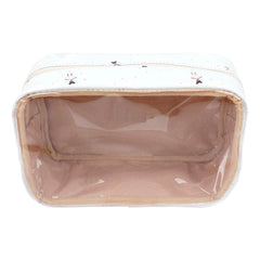 Necessaire Anne Beach Estampa Fadinha em Couro e Vinil Personalizada