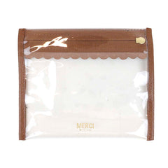 Necessaire Fabi Mini Caramelo Liso Pronta Entrega