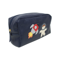 Necessaire Astronauta G em Couro Personalizada