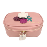 Necessaire Aurora M Le Jardin em Couro Personalizada