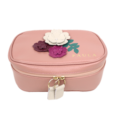 Necessaire Aurora M Le Jardin em Couro Personalizada
