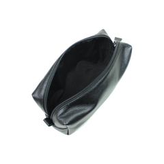 Necessaire Masculina Bernarh Preto Liso Pronta Entrega