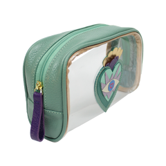 Necessaire Betina M Sagrado Coração em Couro e Vinil Personalizado