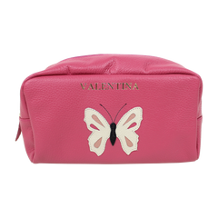 Necessaire Borboleta G em Couro Personalizado