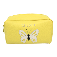 Necessaire Borboleta M em Couro Personalizado