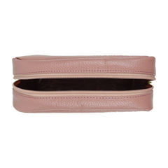Necessaire Borboleta M em Couro Personalizado