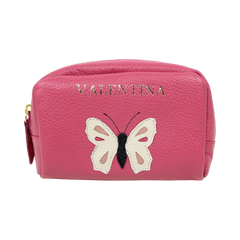 Necessaire Borboleta P em Couro Personalizado
