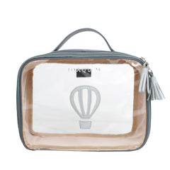 Necessaire Crystal M Little Ballon em Couro e Vinil Personalizado