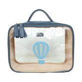 Necessaire Crystal M Little Ballon em Couro e Vinil Personalizado
