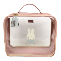 Necessaire Crystal G Petit Lapin em Couro e Vinil Personalizado