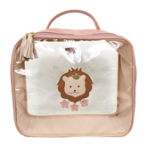Necessaire Crystal G Leoa em Couro e Vinil Personalizado
